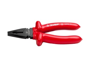Плоскогубцы "ЭЛЕКТРИК"комбинир.диэлектрич.высоков. до~1000В,маслобензост.рукоятка,180мм Плоскогубцы "ЭЛЕКТРИК"комбинир.диэлектрич.высоков. до~1000В,маслобензост.рукоятка,180мм