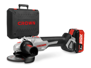 Аккумуляторная углошлифовальная машина CROWN CT23001-125HX-4 BMC Аккумуляторная углошлифовальная машина CROWN CT23001-125HX-4 BMC